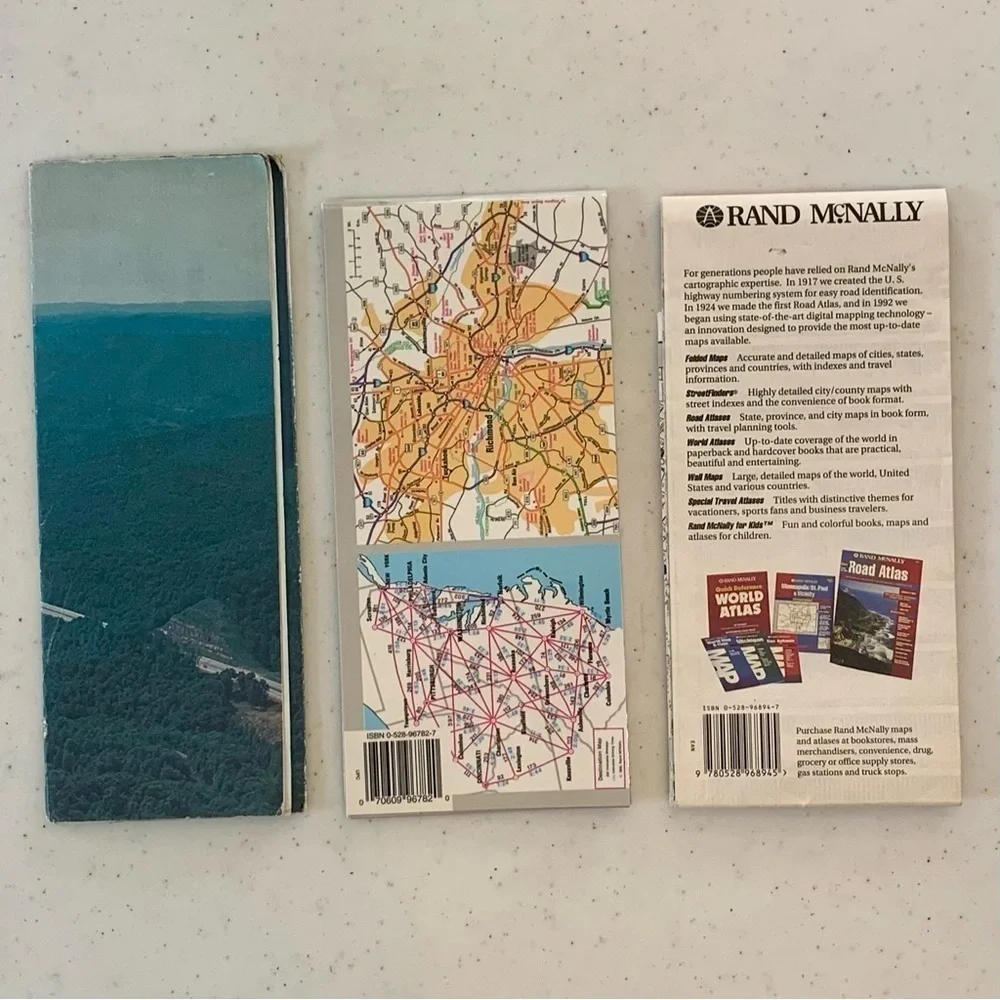 🧭 Vintage Virginia and West Virginia Maps 📍 - Picture 2 of 2